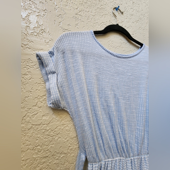 Caution to the wind dress, size Medium,  color blue - Picture 3 of 10